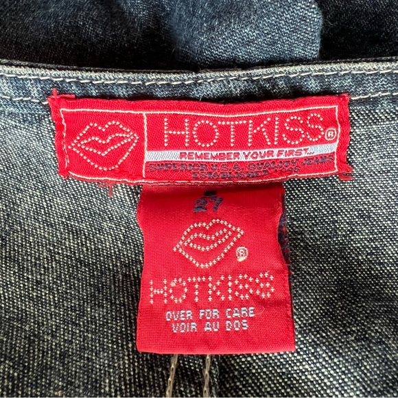 Hot kiss, vintage flared lace up jeans - Picture 1 of 4